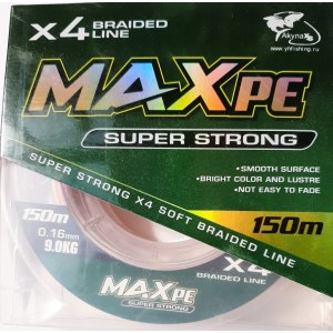 Плетёный шнур MAX 150 м, 0.14 mm