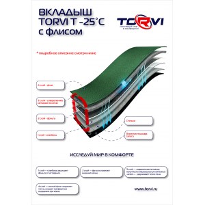 Сапоги Torvi Т-25°С утеплённые с манжетой