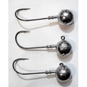 Джигголовки 60 g на крючках OWNER black nickel № 14/0