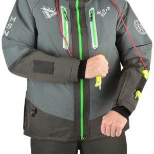 Зимний костюм-поплавок ХСН RESCUER IV NEW" -45, HARDGUARD, серый (зеленые молнии)