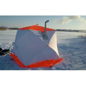 Палатка зимняя Медведь Куб-4 3-х слойная (термостёжка)